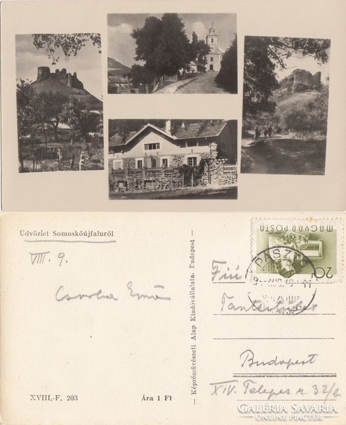 Somoskőújfalu részletek kb1950 RK Magyar Hungary