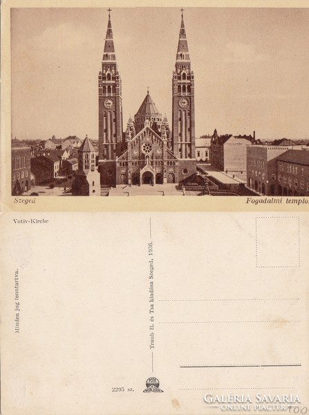 Szeged Fogadalmi templom 1936 RK Magyar Hungary