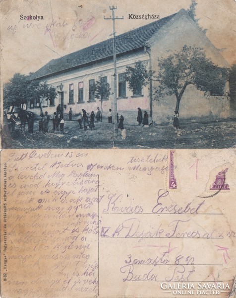 Szolkolya községháza kb1910 RK Magyar Hungary