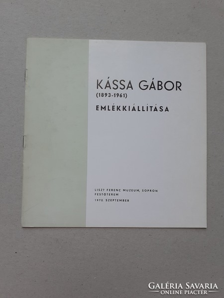 Kássa Gábor - katalógus