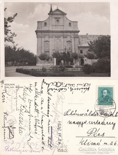 Szolnok Róm. Kat templom 1936 RK Magyar Hungary