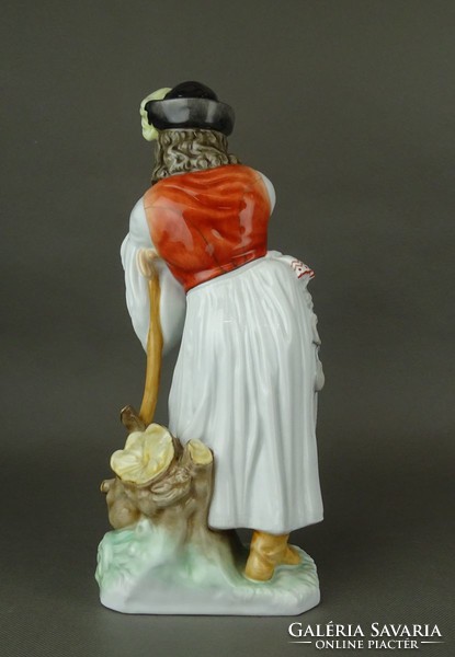 1F599 Búsuló juhász Herendi porcelán figura 30 cm