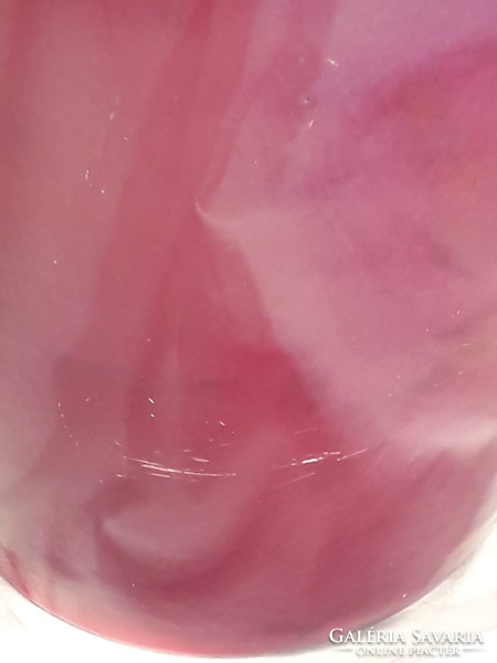 Rare large Zsolnay burgundy black labrador ox blood glazed eosin porcelain vase
