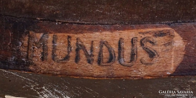 1F687 Antik szecessziós jelzett MUNDUS szék pár