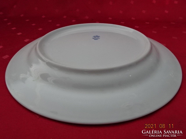 Alföldi porcelain, flat plate with pink flowers, diameter 24 cm. He has!