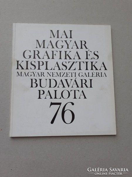 Magyar grafika-1976 - katalógus