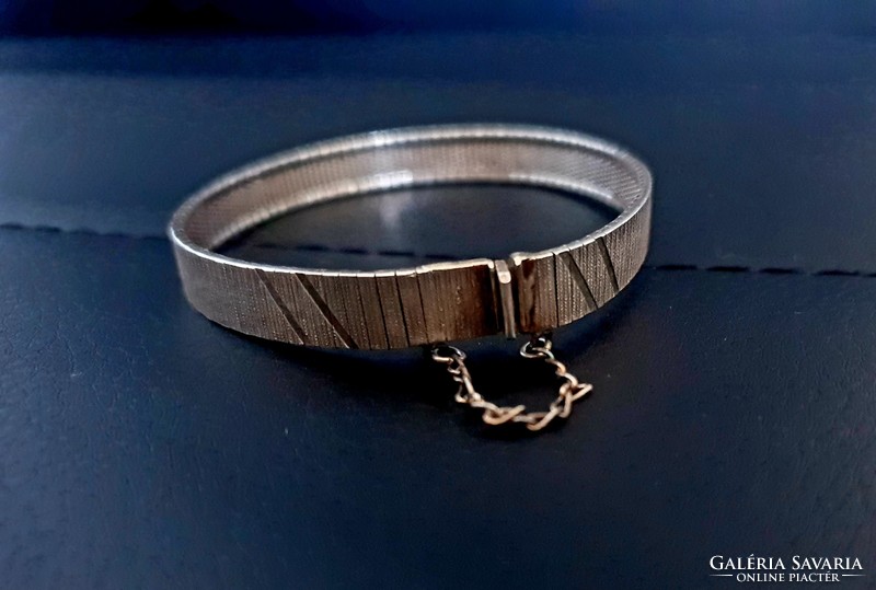 Solid, old silver bracelet