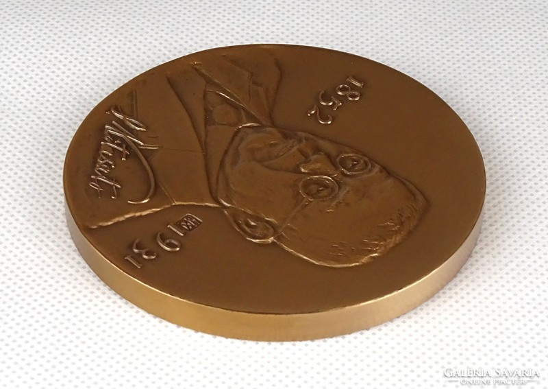 1F795 Kitasato Shibasaburo japán bronz plakett díszdobozban RITKA