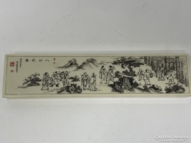 Kínai papírtekercs nehezék kaligráfiához - CZ