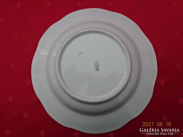 Zsolna porcelain, antique deep plate, diameter 23.5 cm. He has!