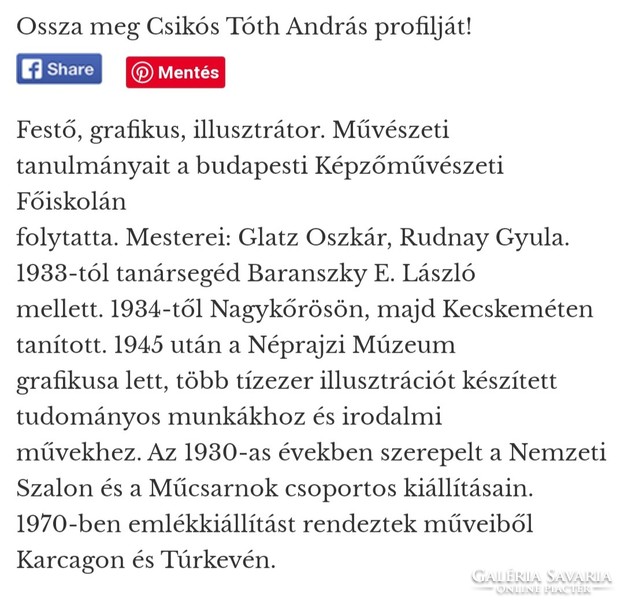 Vágtató ménes sok alakos lovas festmény Csikós Tóth András,mesterei: Rudnay, Glatz Videó is készült!