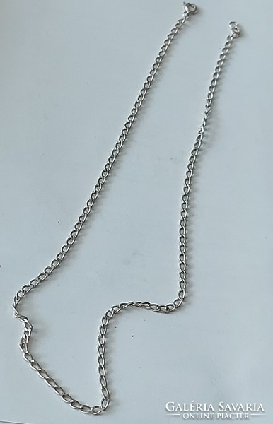 Antik ezüst unisex  nyaklánc , 925 ös,  44 cm hosszú, jelzett
