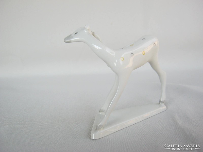 Aquincum porcelain art deco deer - damaged