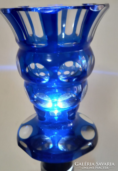Blue Bieder crystal glass