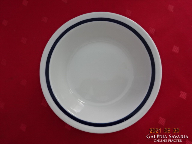 Alföld porcelain, blue striped bowl, diameter 14 cm, height 4 cm. He has!