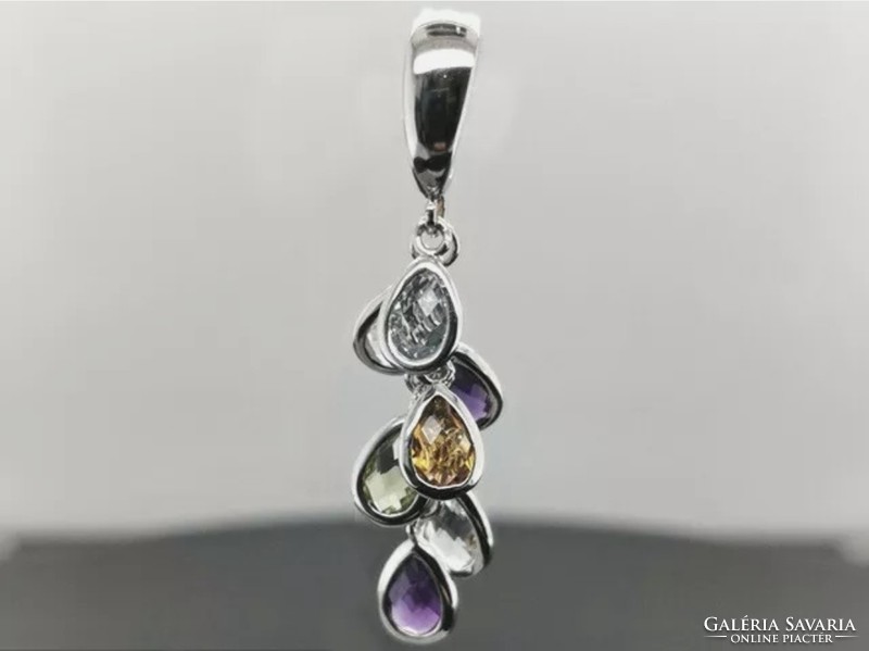 Fantasy pendant with Brazilian gemstones - new