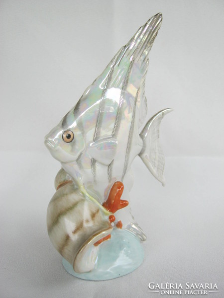 Kőbánya porcelain fish sailfish