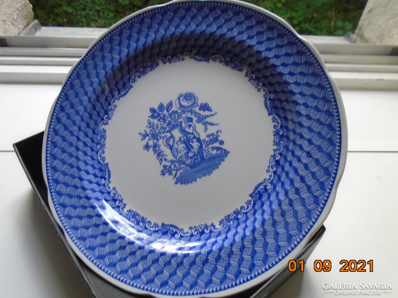 1832 SPODE "Portland vase" minta ,nagy dísztál BLUE ROOM COLLECTION