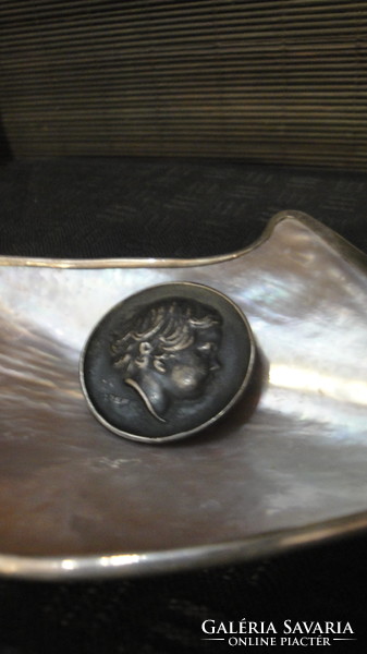 Lajos Graff silver plaque, (1888-1976)
