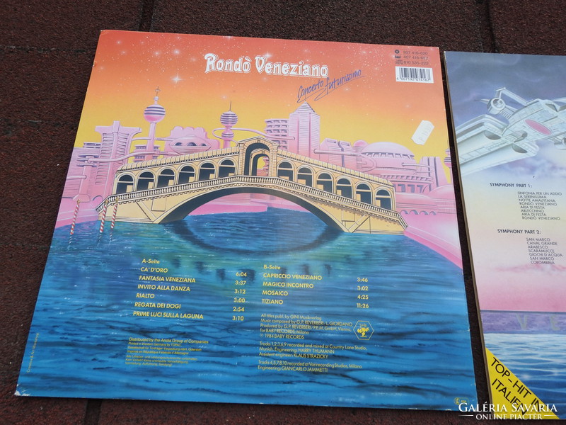 Lp vinyl disc veneziano concerto futurissimo / Venice 2000