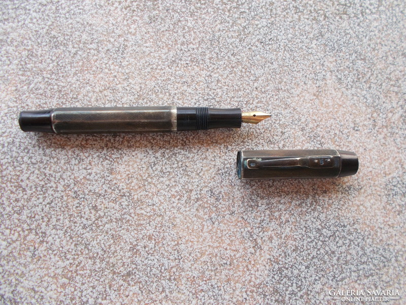 Silver (ag) fountain pen, mark. 13 Gr,..10 Cm