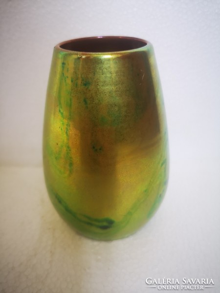 Antik zsolnay labrador mázas váza