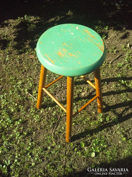 Green-top, wooden seat, chair, 3 pieces, for renovation! I discounted it!