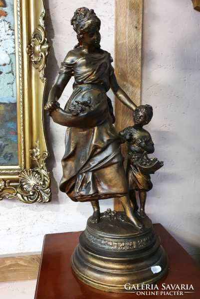 Kortárs szobor reprodukció Hippolyte Francois Moreau eredeti bronzöntvényéből