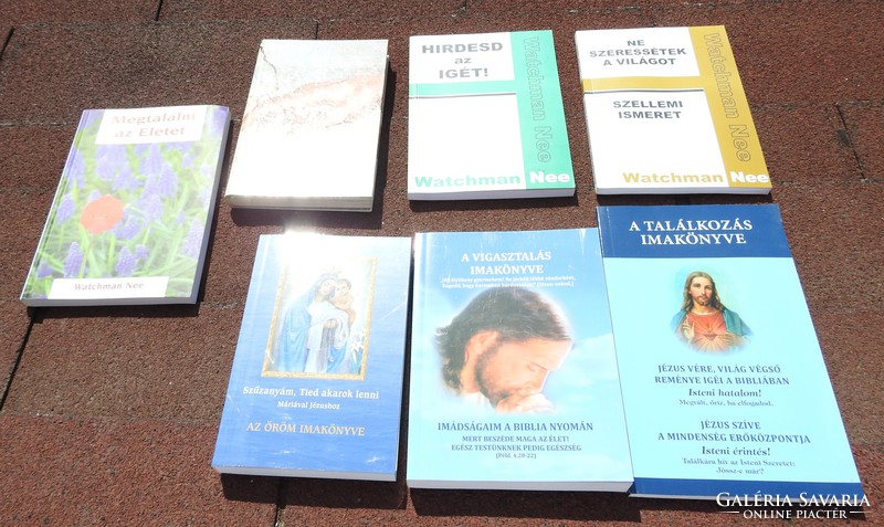 Keresztény - vallási - könyvek Imakönyv - házassági kalauz- ﻿﻿﻿Watchman Nee könyvek stb...