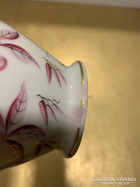 Herend vase with birds and butterflies