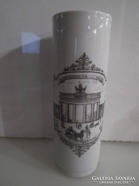 Vase - porcelain - unter weis bach - old - 19 x 6.5 cm - perfect