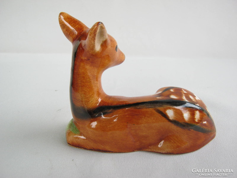 Bodrogkeresztúr ceramic deer stag