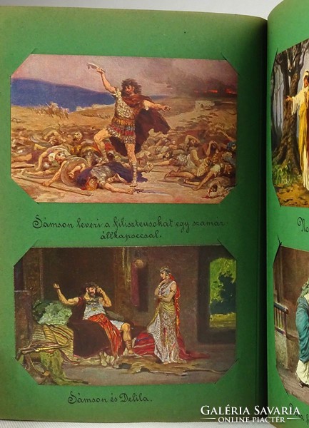 1G002 robert leinweber in the old testament pictures 60-piece postcard collection can be removed individually