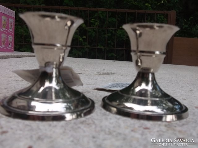 Silver-plated candle holder-1 pc!