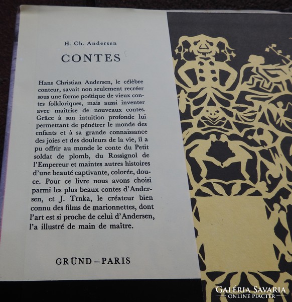 Andersen _ contes illustrés par jiri trnka / eule du, eule ich - French and German storybook