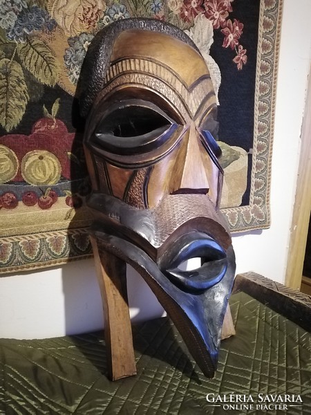 African mask 51 x 23 cm
