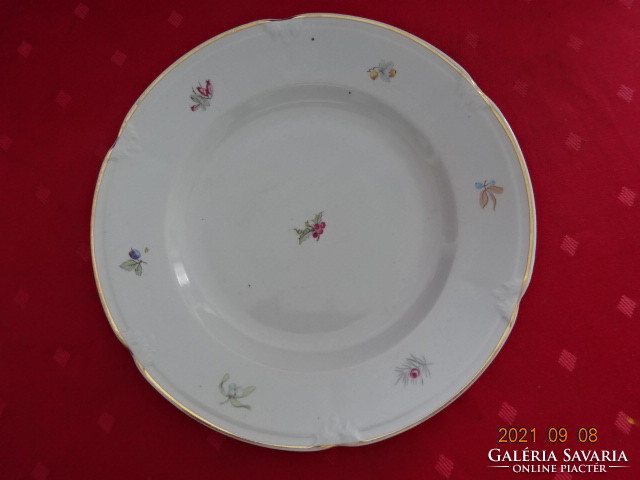Drasche porcelain flat plate with a small pattern, diameter 23.5 cm. He has!