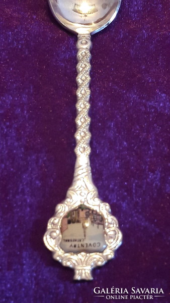 Old silver plated spoon 3.