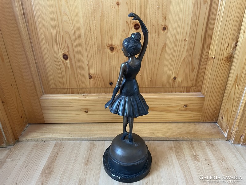 Balerina bronz szobor táncosnő figura 47cm
