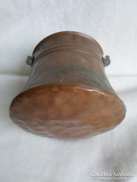Art deco copper holder, bucket, jug, saucepan