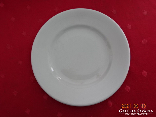 Zsolnay porcelain small plate, antique, white, diameter 18.5 cm. He has!