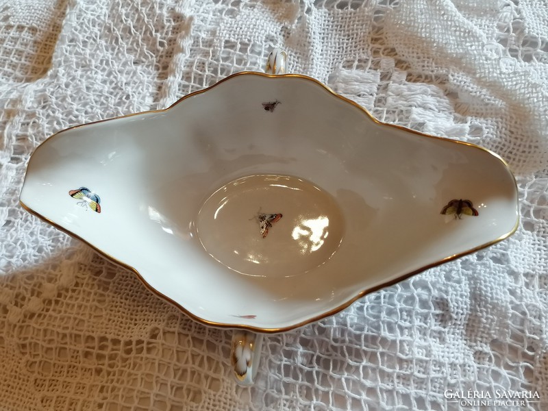 Herend sauce bowl with rothschild pattern
