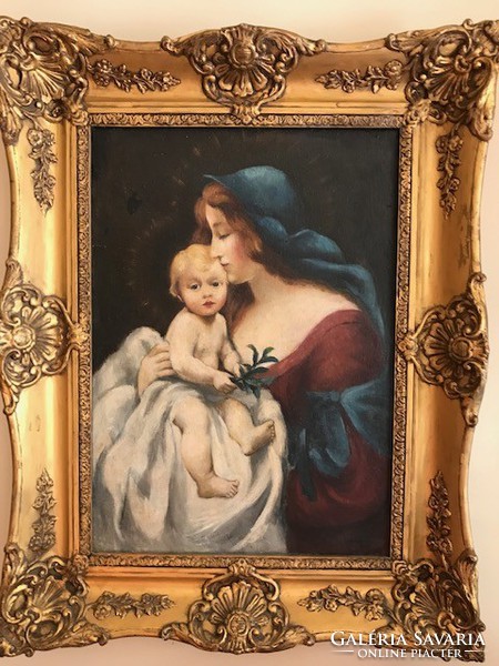 Mary with the child Jesus