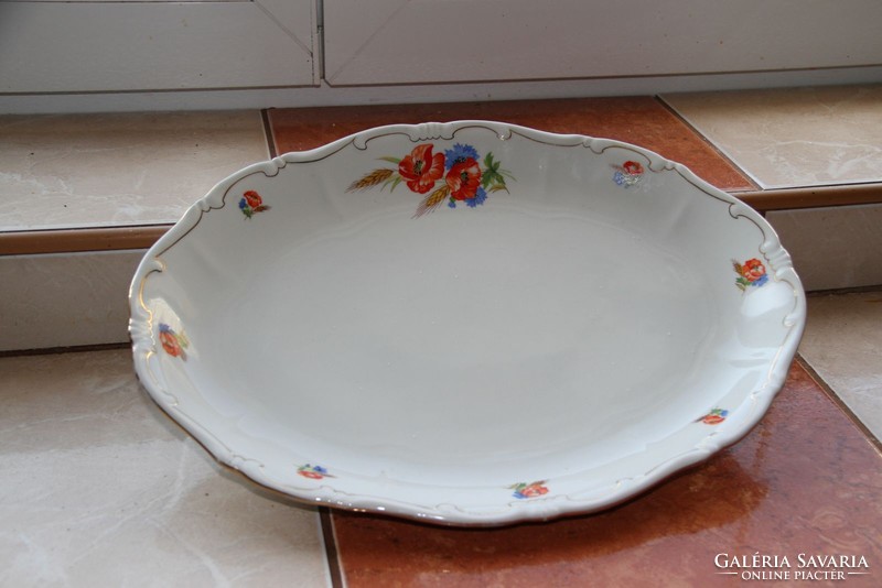 Zsolnay poppy serving bowl 37 x 27 cm