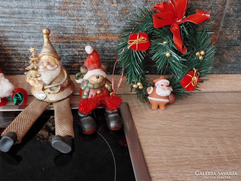 Santa figurines for Christmas
