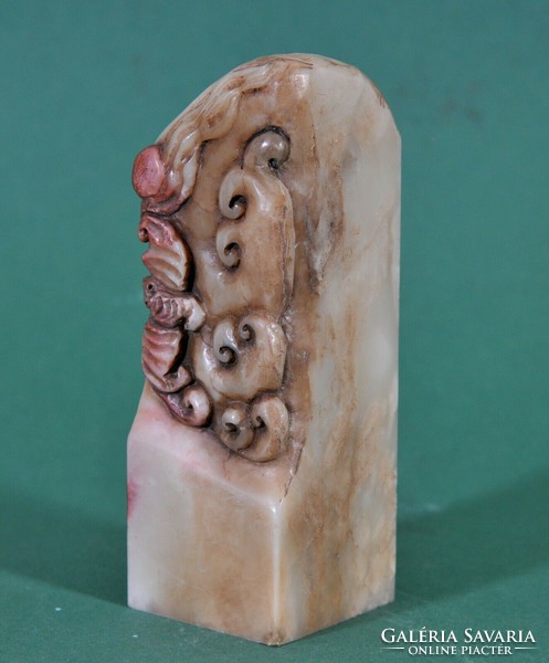 Antique Chinese soapstone carved stamp