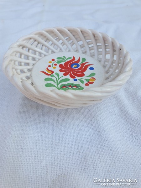 Ceramic openwork basket for sale!
