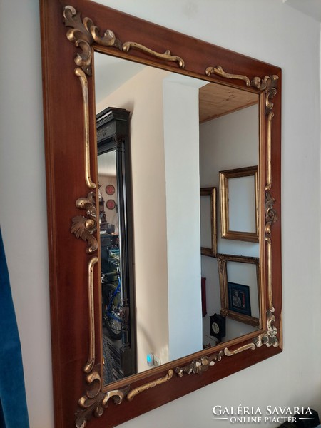 Antique mirror 95 x 121 cm