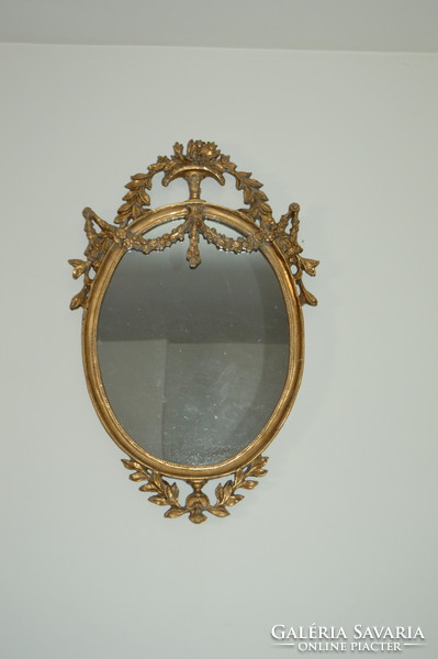 Csodálatos Antik Francia Aranyozott Tükör 1800-as évekből