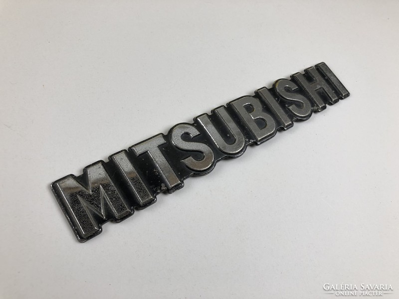 MITSUBISHI Felirat 1980-as évek ,  Embléma Logo Eredeti Gyári Oldtimer Veterán jármű